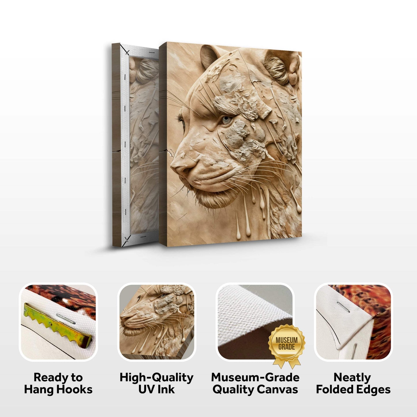 Earthen Predator Wall Art - Tailored Canvases - Flyclothing LLC