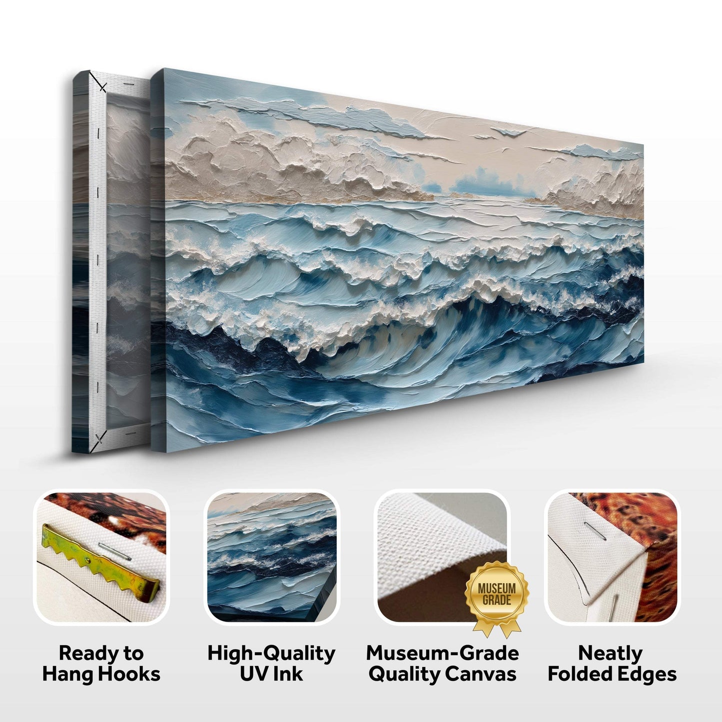 Ocean Embrace Wall Art - Tailored Canvases - Flyclothing LLC