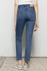 Two Shots High Rise Straight Crop Jeans HJ013 - Hey Joanie - Flyclothing LLC