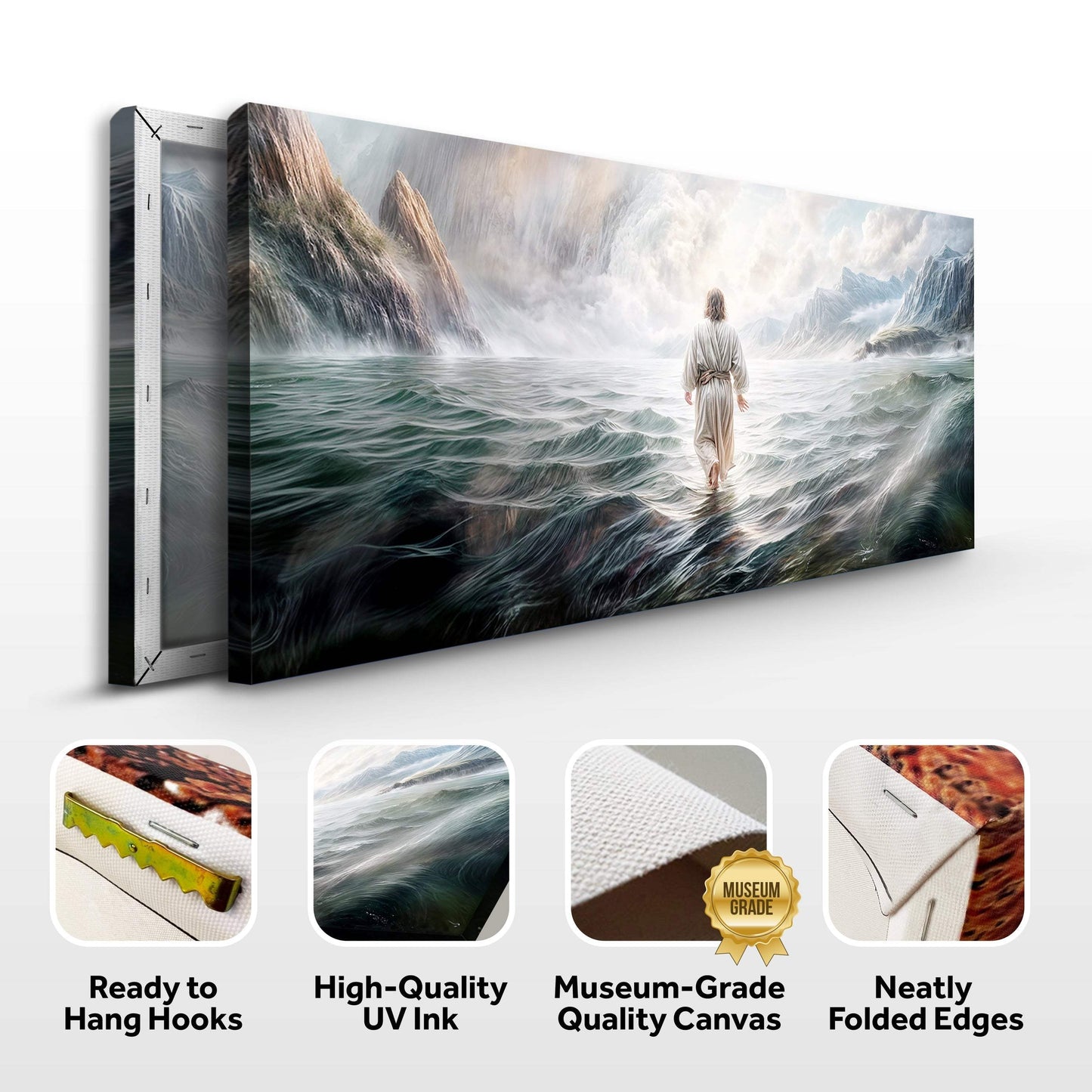 Walking on Water - Faith Wall Art VII - Tailored Canvases - Flyclothing LLC