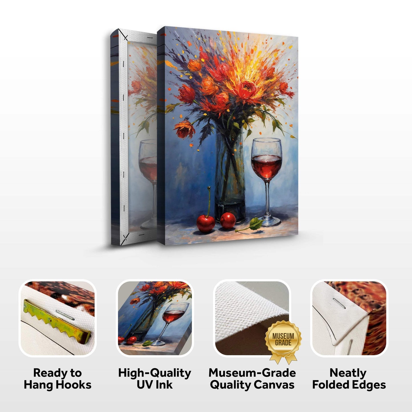 Dynamic Still Life Abstract Wall Art - Tailored Canvases - Flyclothing LLC