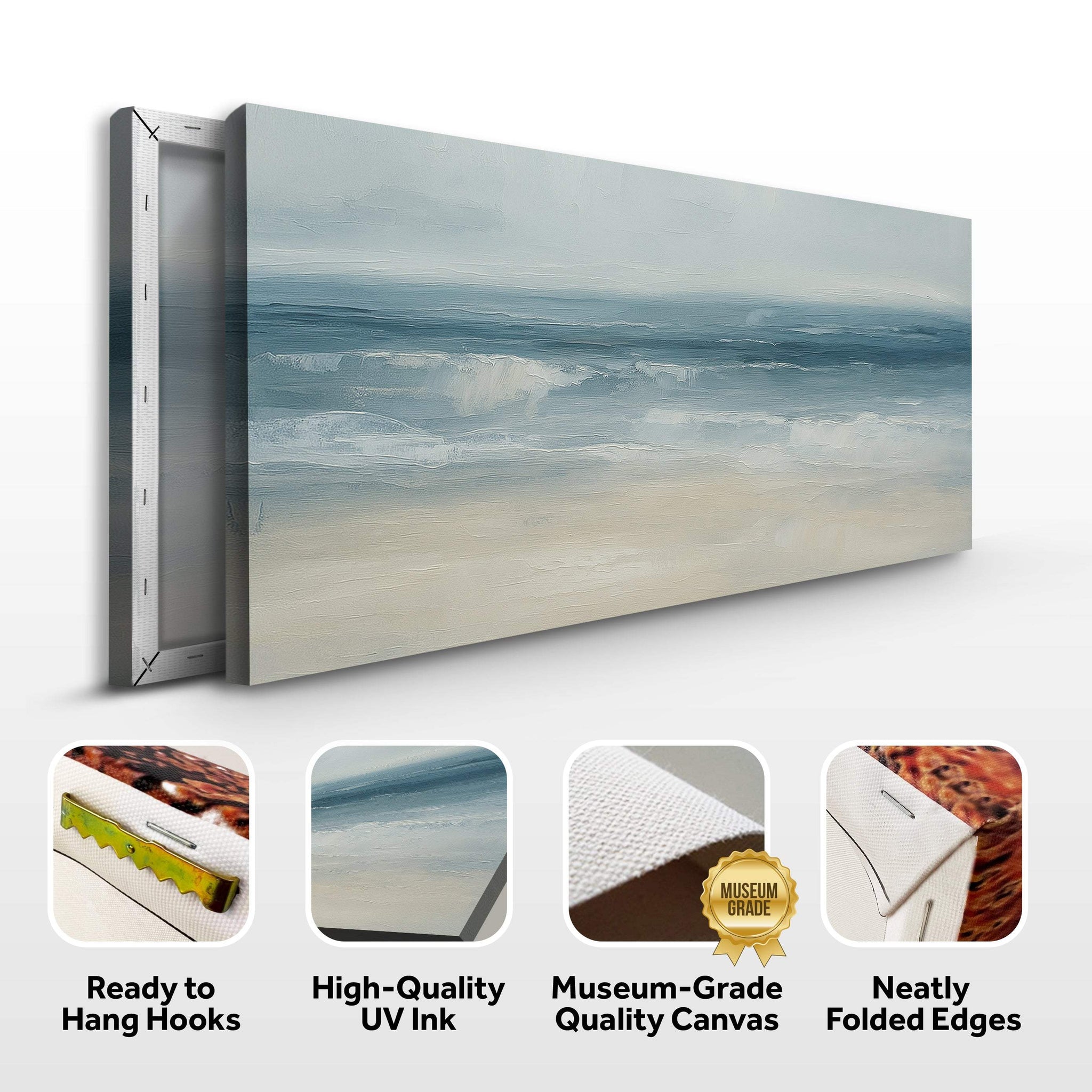Waterscape Abstract Wall Art IX - Tailored Canvases - Flyclothing LLC