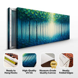 Forest Whispers Impasto Wall Art - Tailored Canvases - Flyclothing LLC