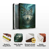 Wolf Northern Symphony Wall Art - Tailored Canvases - Flyclothing LLC
