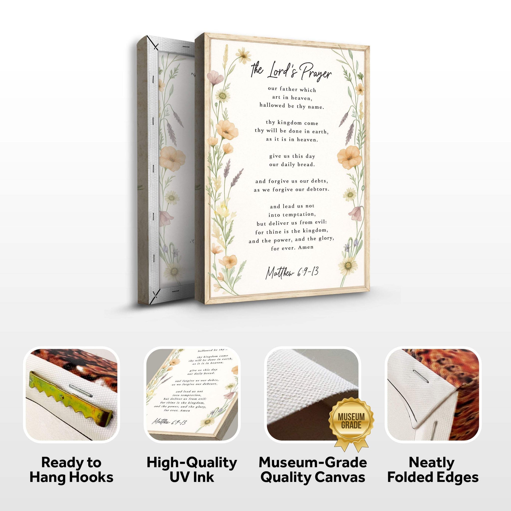 The Lord's Prayer Faith Sign III - Tailored Canvases - Flyclothing LLC