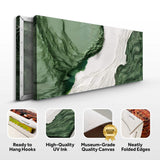 Green Rivers Abstract Wall Art V - Tailored Canvases - Flyclothing LLC