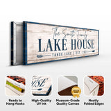 Personalized Lake House Sign V - Tailored Canvases - Flyclothing LLC
