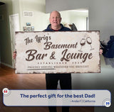 Basement Bar And Lounge Sign II - Tailored Canvases - Flyclothing LLC