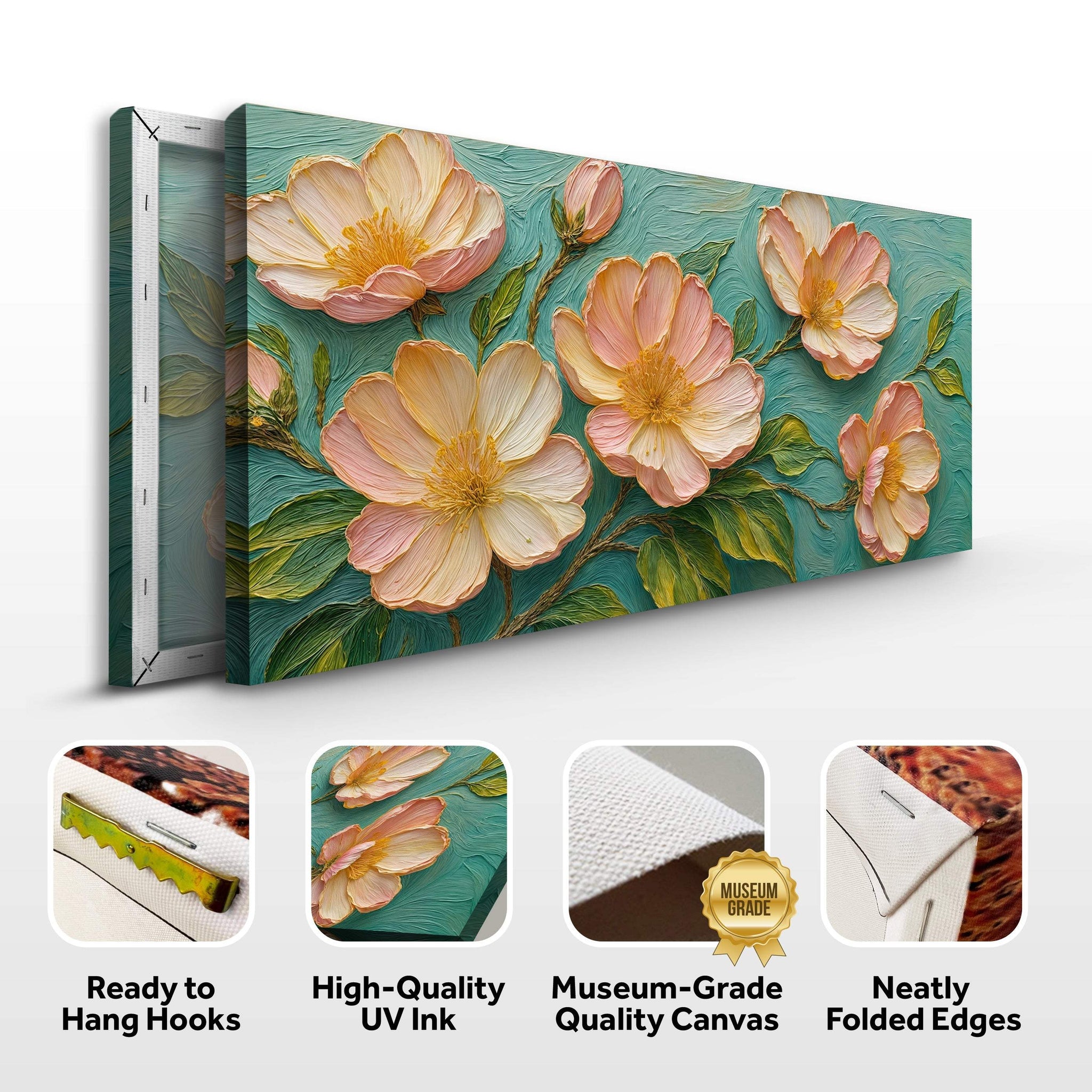 Blossoms Serenade Wall Art - Tailored Canvases - Flyclothing LLC