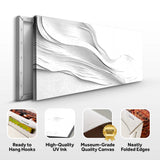 White Minimalist Wall Art - Tailored Canvases - Flyclothing LLC