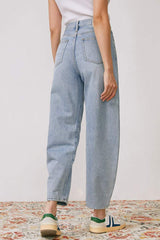 Queens Of Noise High Rise Barrel Jeans HJ026 [FINAL SALE] - Hey Joanie - Flyclothing LLC