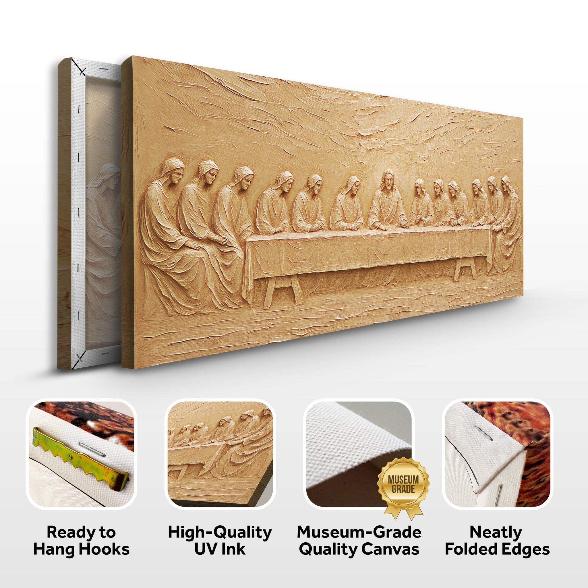 The Last Supper Minimalist Faith Wall Art - Tailored Canvases - Flyclothing LLC