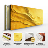 Gold Minimalist Wall Art - Tailored Canvases - Flyclothing LLC