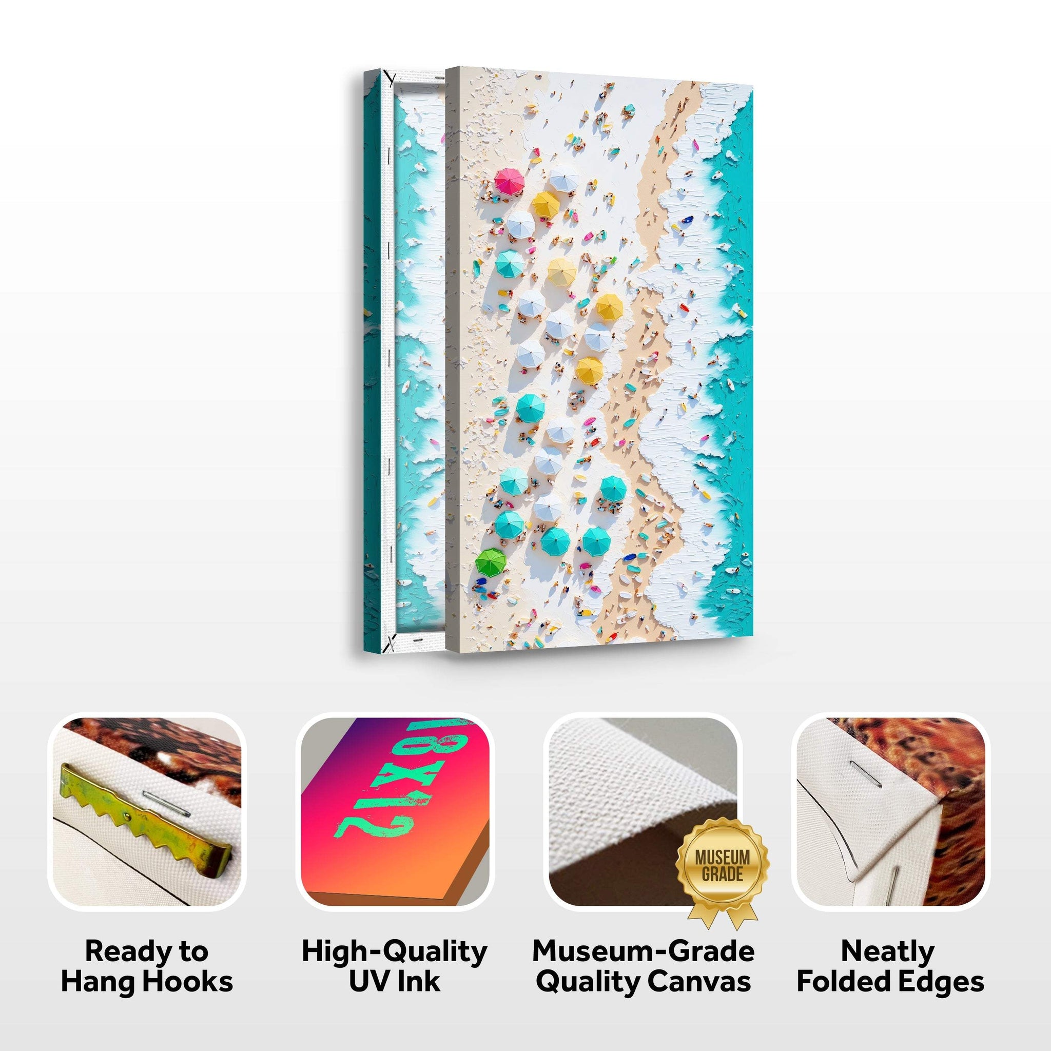 Beach Days Wall Art XXII - Tailored Canvases - Flyclothing LLC