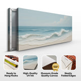 Serene Ocean Wave Coastal Wall Art VIII - Tailored Canvases - Flyclothing LLC