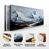 Mountain Minimalist Wall Art II - Tailored Canvases - Flyclothing LLC