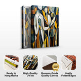 Abstract Human Connection Wall Art - Tailored Canvases - Flyclothing LLC