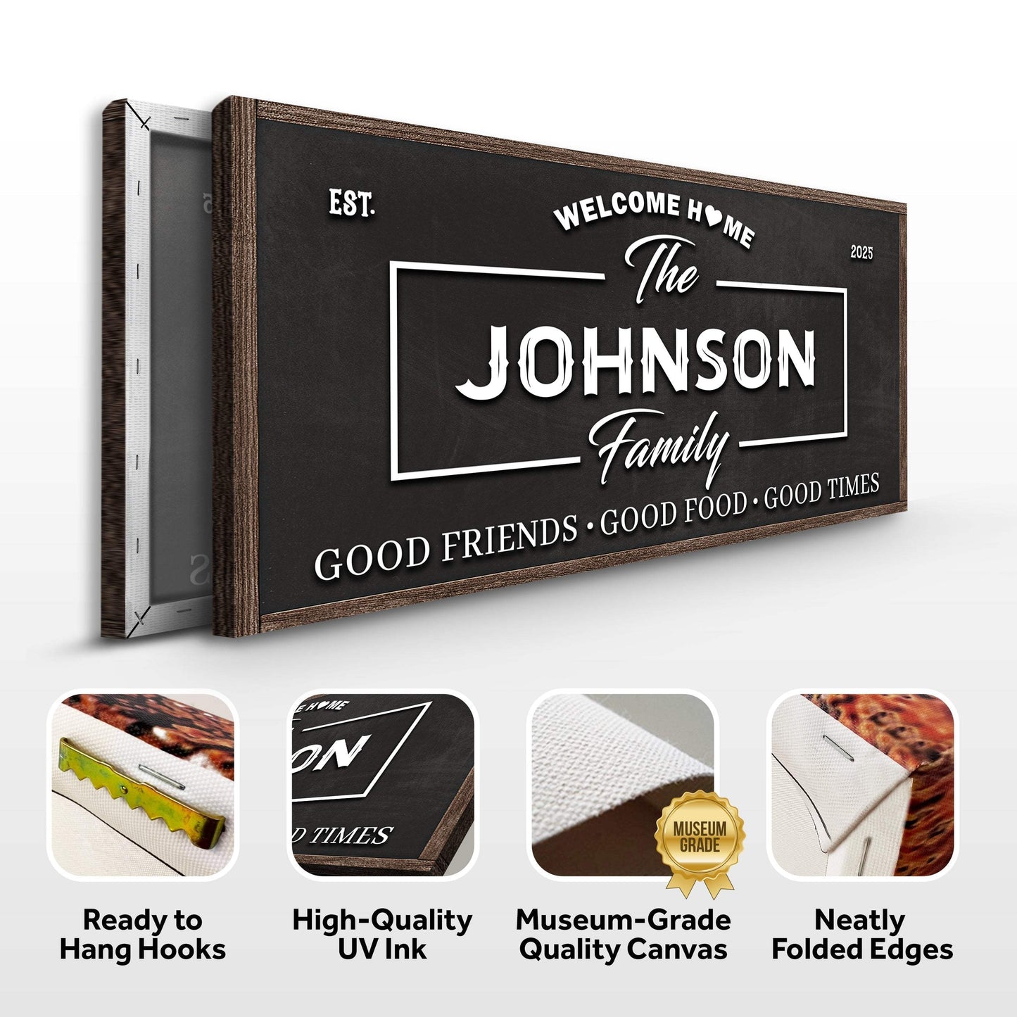 Welcome Home Wall Sign - Tailored Canvases - Flyclothing LLC