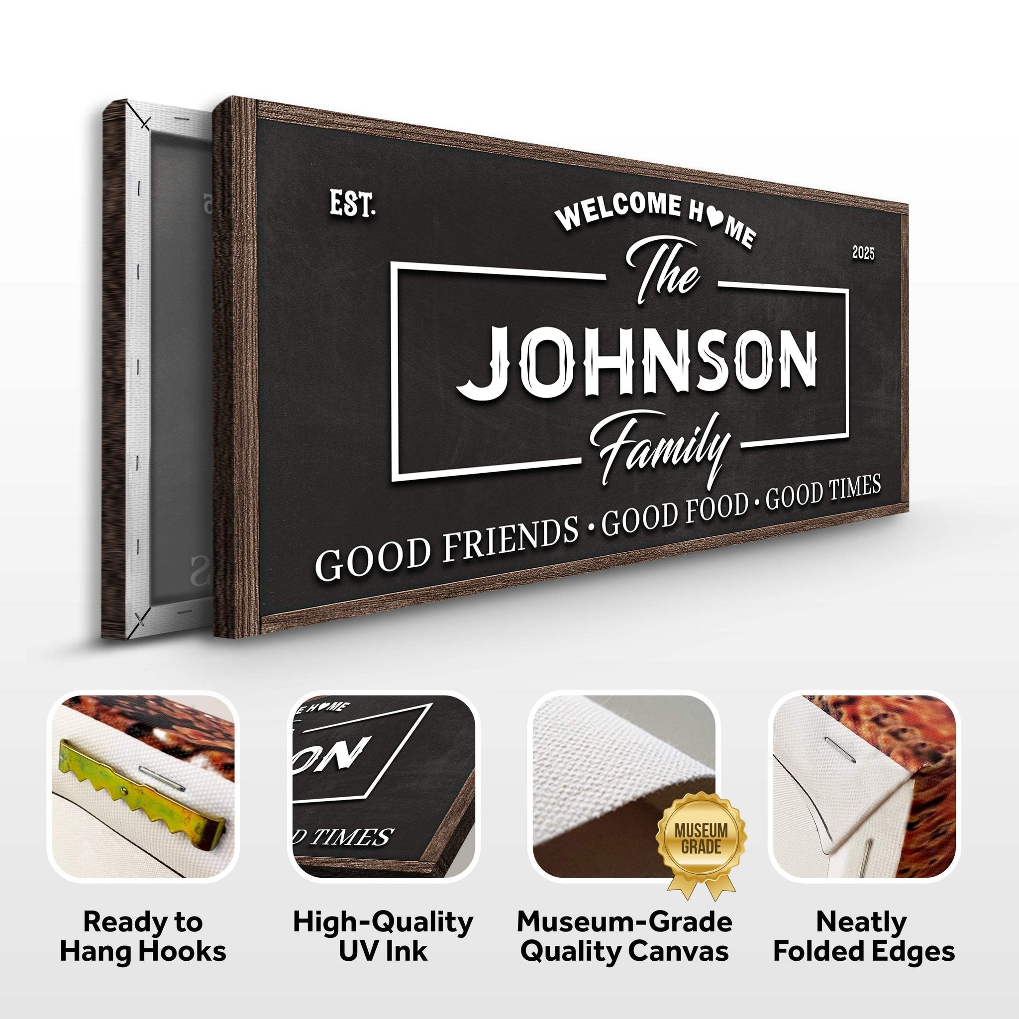 Welcome Home Wall Sign - Tailored Canvases - Flyclothing LLC