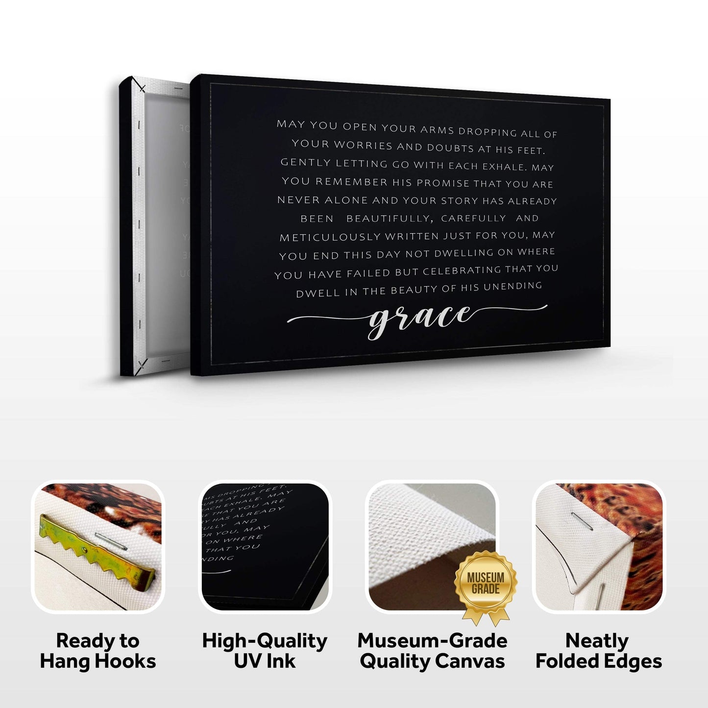 Unending Grace Faith Sign II - Tailored Canvases - Flyclothing LLC