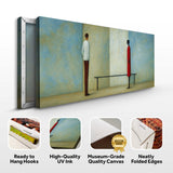 Confrontation Abstract Wall Art - Tailored Canvases - Flyclothing LLC