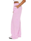 Pocketed Striped Wide Leg Pants - Trendsi - Flyclothing LLC