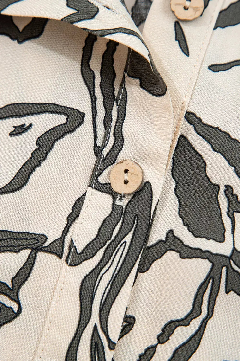 Floral Print Button-Down Shirt - Trendsi - Flyclothing LLC