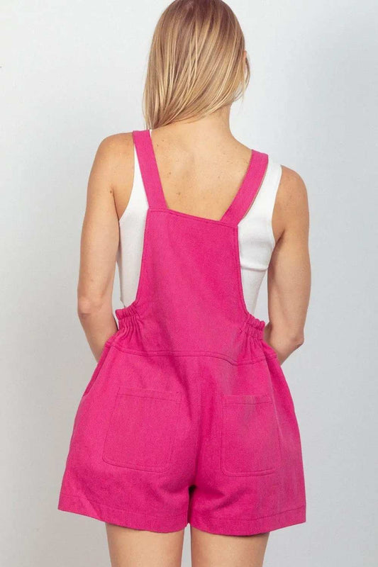 VERY J Adjustable Suspender Overalls with Pockets - Trendsi - Flyclothing LLC