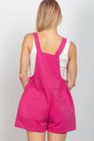 VERY J Adjustable Suspender Overalls with Pockets - Trendsi