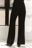 ADORA Tied Wide Leg Knit Pants - Trendsi - Flyclothing LLC