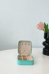 PU Leather Square Jewelry Box - Trendsi