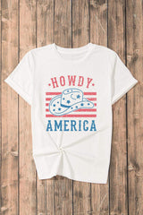 Graphic Round Neck Short Sleeve T-Shirt - Trendsi - Flyclothing LLC