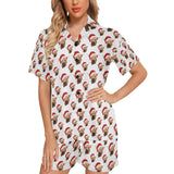 Baha Ranch Highland Christmas Cow Women's Western Pajama Set