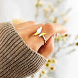 925 Sterling Silver Butterfly Ring - Trendsi