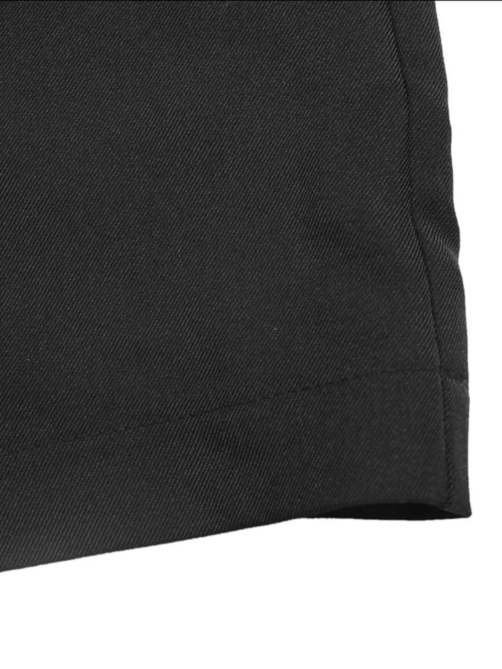 Striped Collar Long Sleeve Fake Two-Piece Blazer - Trendsi - Flyclothing LLC