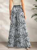 Printed Wide Leg Pants - Trendsi - Flyclothing LLC