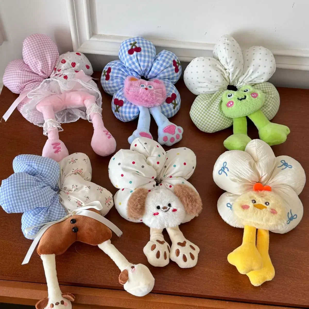 Printed Animal Shaped Hair Scrunchy - Trendsi - Flyclothing LLC