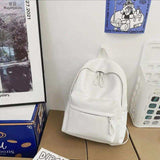 PU Leather Zip Backpack Bag - Trendsi - Flyclothing LLC