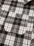 Plaid Print Chest Pockets Buttoned Shirt - Trendsi - Flyclothing LLC