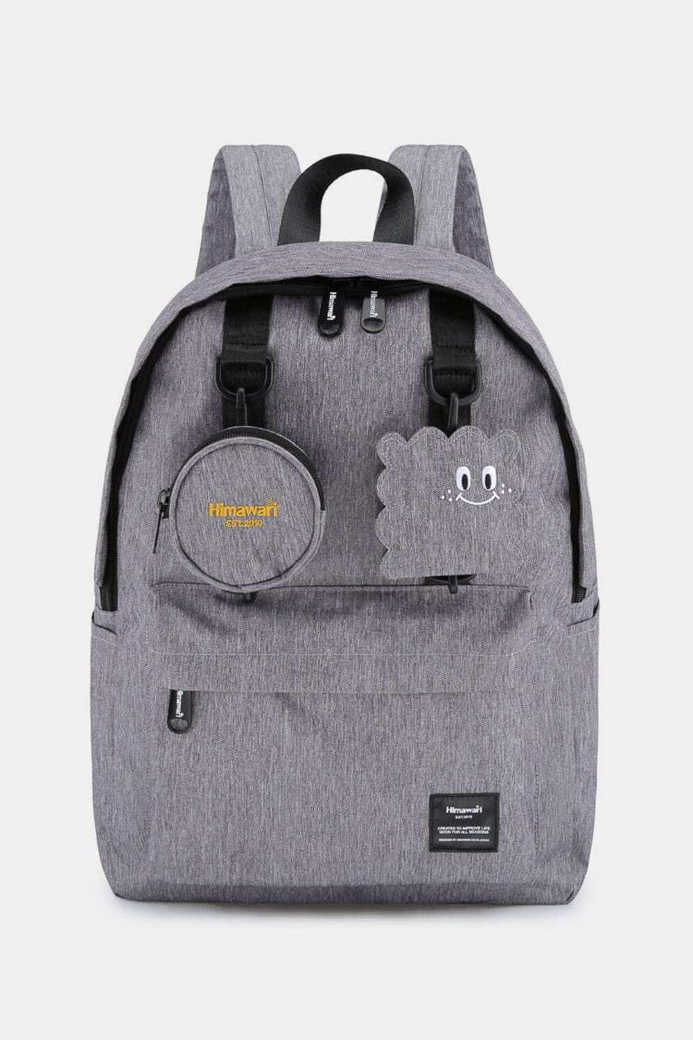 Himawari Waterproof Canvas Backpack Bag with Removable Coin Purse - Trendsi - Flyclothing LLC