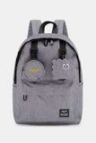 Himawari Waterproof Canvas Backpack Bag with Removable Coin Purse - Trendsi - Flyclothing LLC