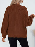 Button Down Long Sleeve Cardigan - Trendsi