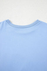 Loose Half Sleeve Hi Low Hem T Shirt - Trendsi - Flyclothing LLC