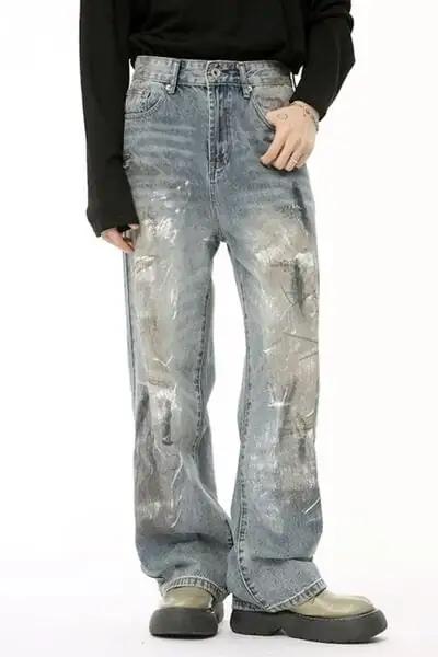Baggy Jeans with Pockets - Trendsi