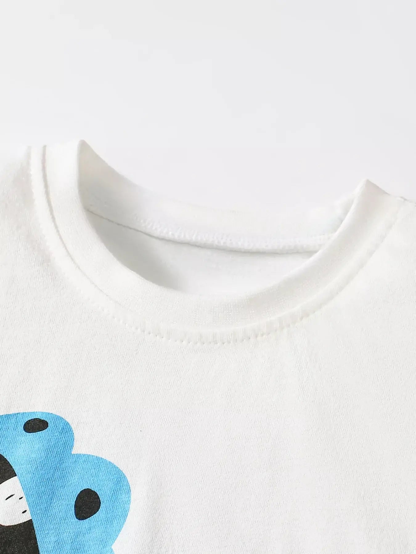 Children's Hippo Short Sleeve Top and Shorts Set - Trendsi - Flyclothing LLC