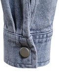 Men's Button Down Chest Pocket Denim Jacket - Trendsi - Flyclothing LLC