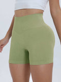 High Waist Active Shorts - Trendsi - Flyclothing LLC
