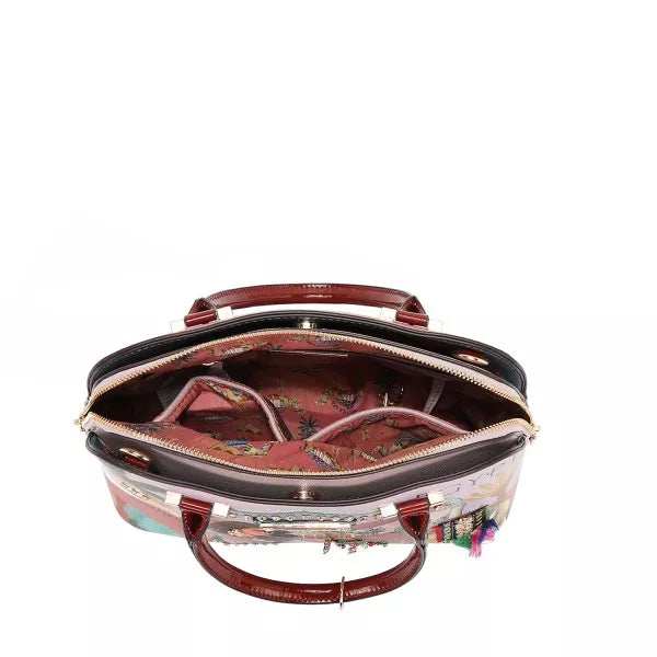 Nicole Lee USA Queen Cleopatra Dome Handbag - Trendsi - Flyclothing LLC