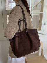 Lightweight Classic Color Tote Bag - Trendsi - Flyclothing LLC