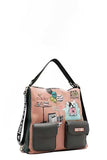 Nicole Lee USA Multifunction Adjustable Strap Eco-Leather Backpack - Trendsi - Flyclothing LLC